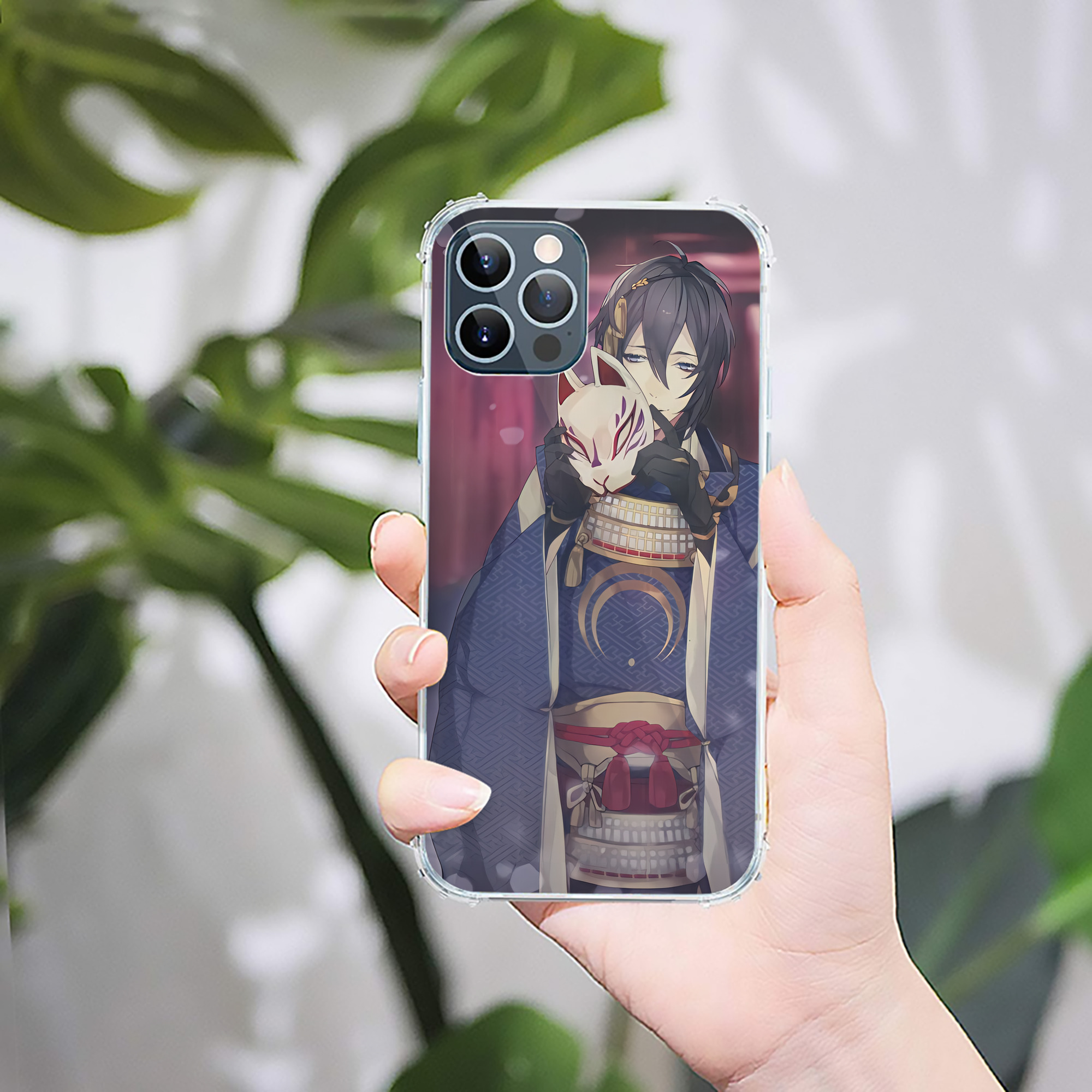 （画像用） 刀剣乱舞 Touken Ranbu 【iPhone 12シリーズ対応】透明スマホケース（クリアソフトケース）
